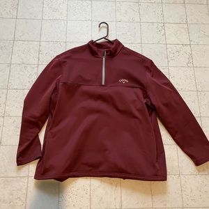 MENS CALLAWAY Quarter Zip. Size XXL